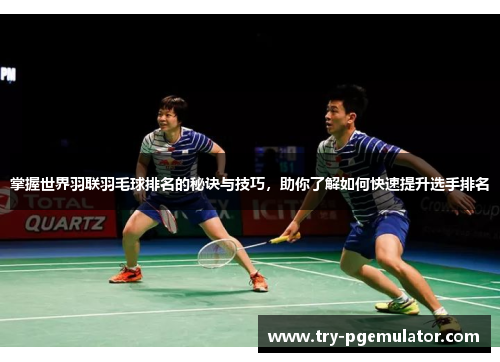 掌握世界羽联羽毛球排名的秘诀与技巧，助你了解如何快速提升选手排名
